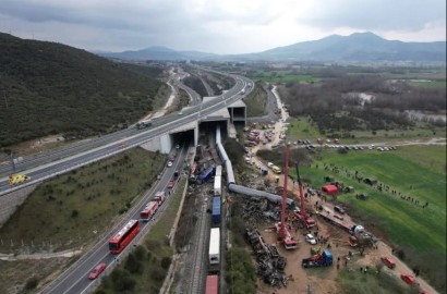 Two trains collide in Greece